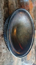 Silver plated basket bowl