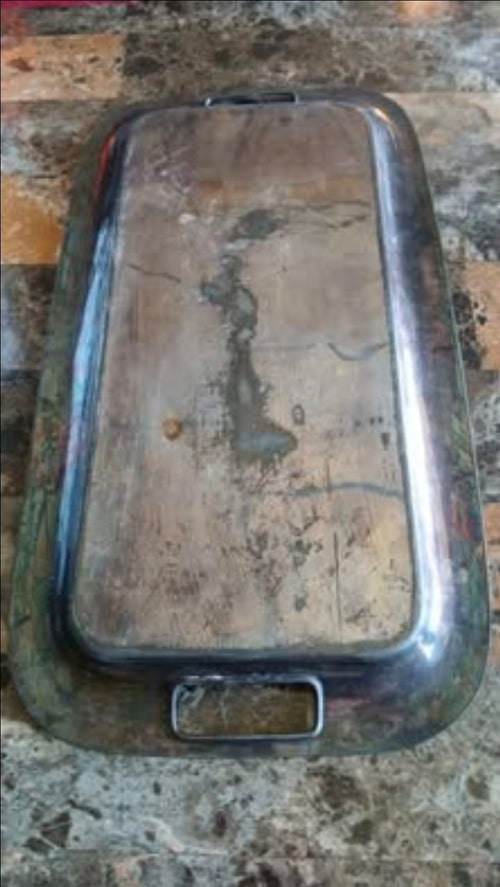 Silver plated platter